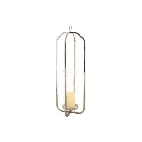 Svijećnjak Home ESPRIT Srebrna Kristal Čelik 21 x 21 x 62 cm Cijena
