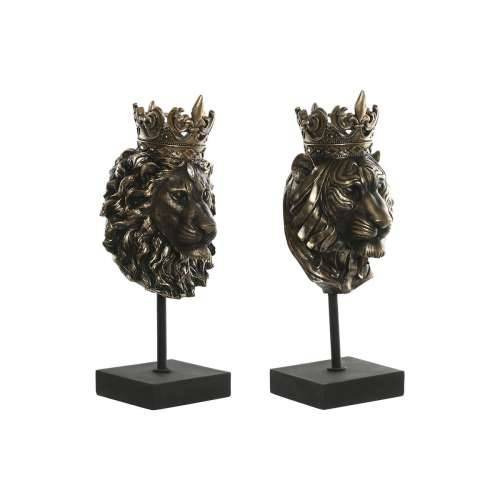 Ukrasna figura Home ESPRIT Tamno smeđi Lav Kruna 21 x 18 x 44 cm (2 kom.) Cijena