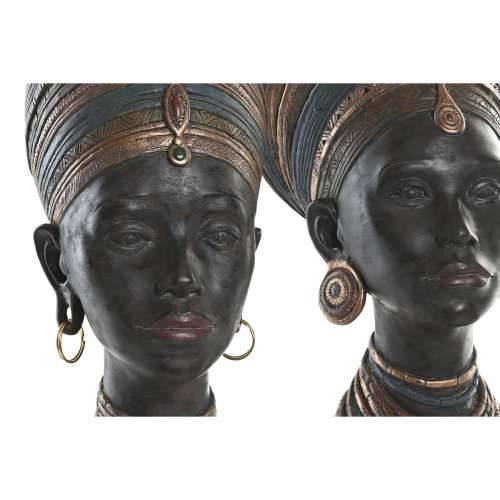 Ukrasna figura Home ESPRIT Smeđa Afrikanka 30 x 20 x 53 cm (2 kom.) Cijena