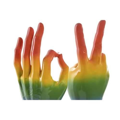 Ukrasna figura Home ESPRIT Pisana ruka 16 x 10 x 36 cm (2 kom.) Cijena