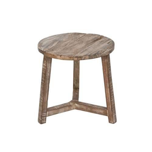 Pomoćni stolić Home ESPRIT Bijela Smeđa 45 x 45 x 45 cm Cijena