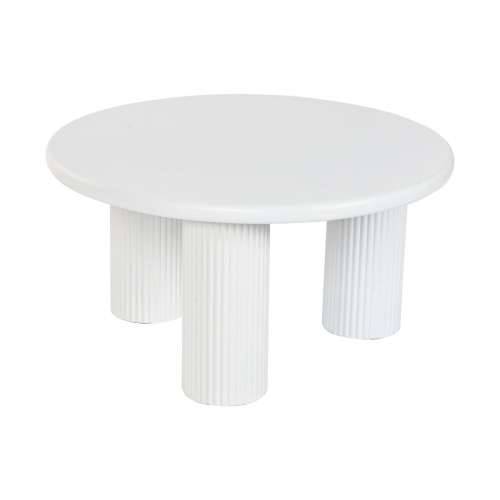 Pomoćni stolić Home ESPRIT Bijela 75 x 75 x 40 cm Cijena