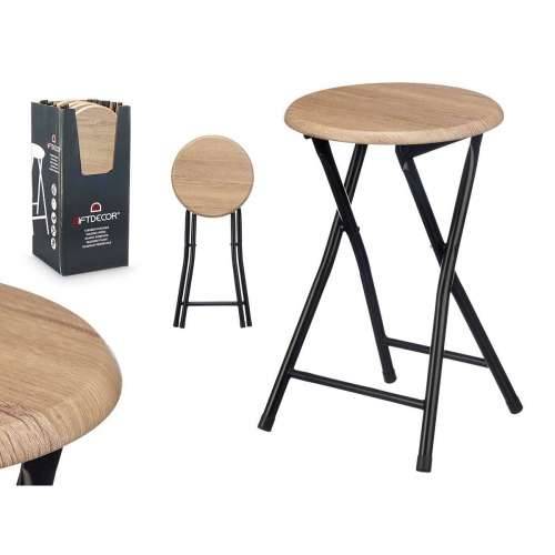 Tabure Gift Decor WR7007M Prirodno PVC Metal Drvo MDF 30 x 46 x 30 cm 71,8 x 6,5 x 30 cm (8 kom.) Cijena