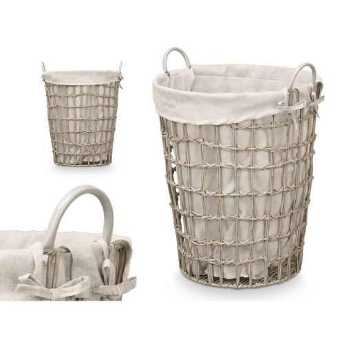 Košara Kipit HX30550 Siva Poliester Tkanina polipropilen Željezo Plastika 50 % pamuk 46 x 59 x 43 cm (6 kom.) Cijena