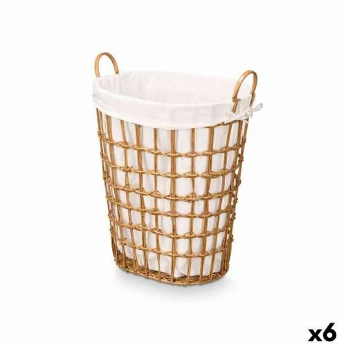 Košara Kipit HX30555 Prirodno Poliester Tkanina polipropilen Željezo Plastika 50 % pamuk 49 x 58 x 35 cm (6 kom.) Cijena