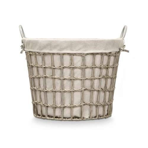 Košara Kipit HX30559 Siva Poliester Tkanina polipropilen Željezo Plastika 50 % pamuk 53 x 43 x 44 cm (6 kom.) Cijena