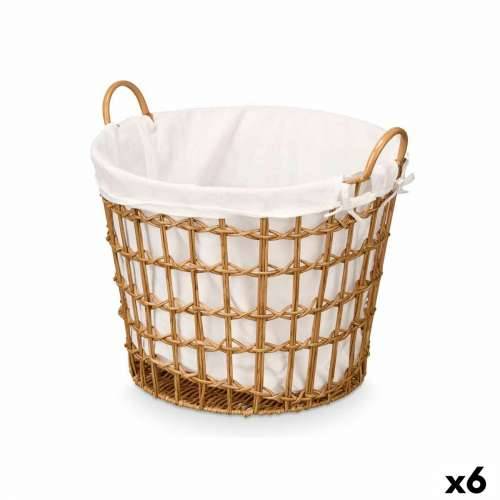Košara Kipit HX30561 Prirodno Poliester Tkanina polipropilen Željezo Plastika 50 % pamuk 50 x 43 x 44 cm (6 kom.) Cijena
