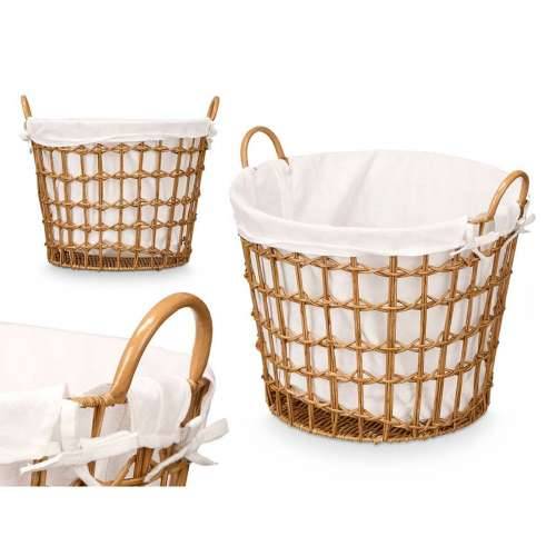 Košara Kipit HX30561 Prirodno Poliester Tkanina polipropilen Željezo Plastika 50 % pamuk 50 x 43 x 44 cm (6 kom.) Cijena