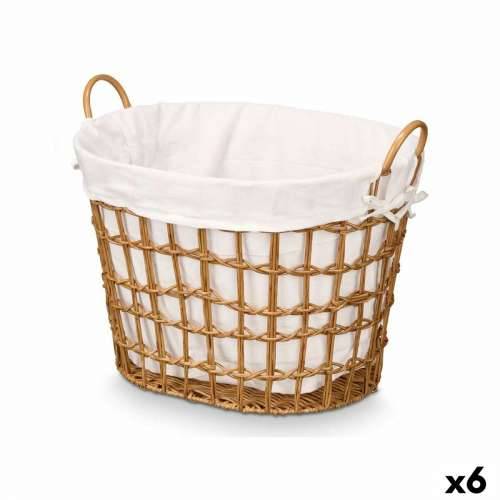 Košara Kipit HX30564 Prirodno Poliester Tkanina polipropilen Željezo Plastika 50 % pamuk 55,6 x 42,5 x 40 cm (6 kom.) Cijena
