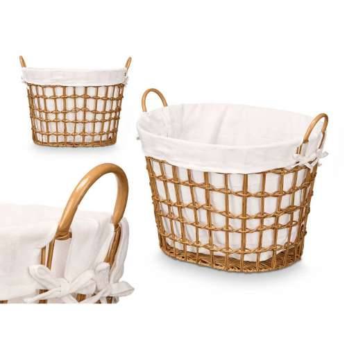 Košara Kipit HX30564 Prirodno Poliester Tkanina polipropilen Željezo Plastika 50 % pamuk 55,6 x 42,5 x 40 cm (6 kom.) Cijena