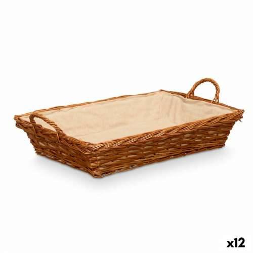 Košara Kipit HX30675 Prirodno Poliester ispleten od pruća Tkanina 50 % pamuk 63 x 16 x 41 cm (12 kom.) Cijena