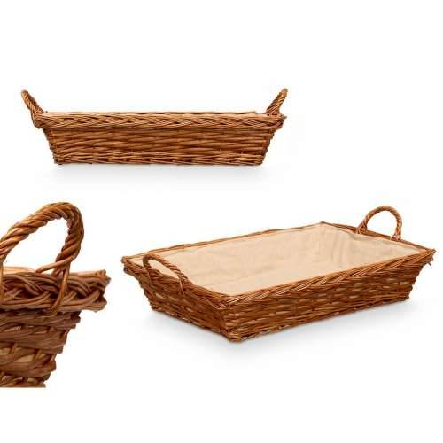 Košara Kipit HX30675 Prirodno Poliester ispleten od pruća Tkanina 50 % pamuk 63 x 16 x 41 cm (12 kom.) Cijena
