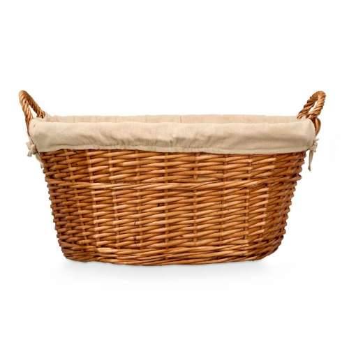 Košara Kipit HX31039 Prirodno Poliester ispleten od pruća Tkanina 50 % pamuk 60 x 35 x 48 cm (6 kom.) Cijena