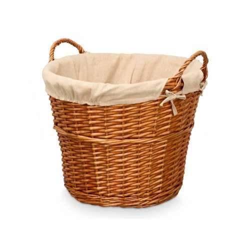 Košara Kipit HX31037 Prirodno Poliester ispleten od pruća Tkanina 50 % pamuk 50 x 42 x 45 cm (6 kom.) Cijena