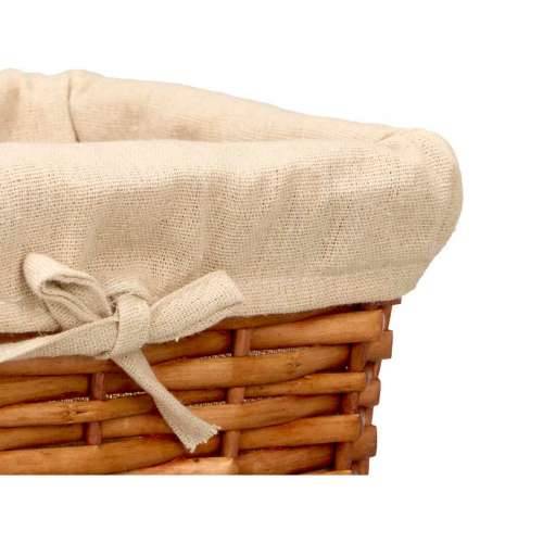 Set Košara Kipit HX31033S/3 Prirodno Poliester ispleten od pruća 50 % pamuk 39 x 16,5 x 29 cm 3 Dijelovi (6 kom.) Cijena