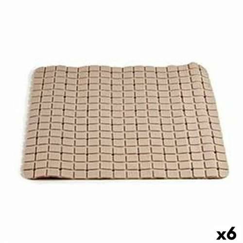 Prostirka za kupanje Berilo AR1910103 Bež PVC 0,03 x 50 x 50 cm (6 kom.) Cijena