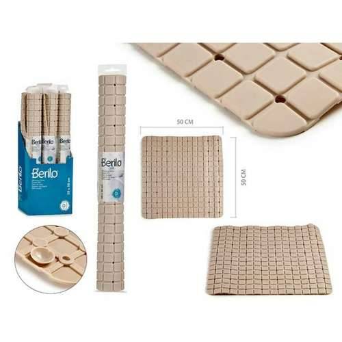 Prostirka za kupanje Berilo AR1910103 Bež PVC 0,03 x 50 x 50 cm (6 kom.) Cijena