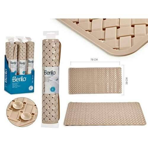 Prostirka za kupanje Berilo AR1910100 Bež PVC 38 x 0,03 x 78 cm (6 kom.) Cijena
