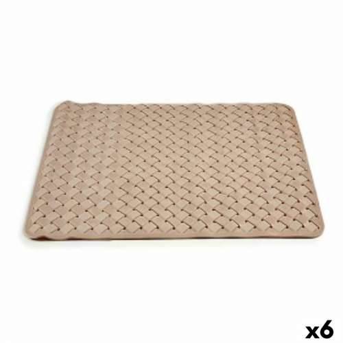 Prostirka za kupanje Berilo AR1910106 Bež PVC 0,03 x 50 x 50 cm (6 kom.) Cijena