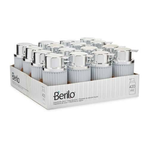 Dozator za Sapun Berilo 3236-2 Siva Plastika 450 ml 7 x 14,5 x 8,5 cm (16 kom.) Cijena