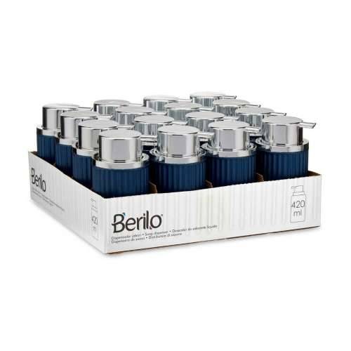 Dozator za Sapun Berilo 3236-5 Plava Plastika 420 ml 7 x 14,5 x 8,5 cm (16 kom.) Cijena