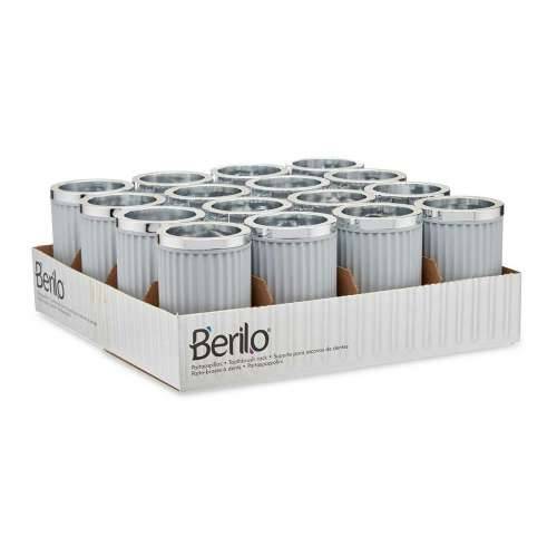 Čaša Berilo 3436-2 Siva Plastika 7,5 x 11,5 x 7,5 cm (16 kom.) Cijena