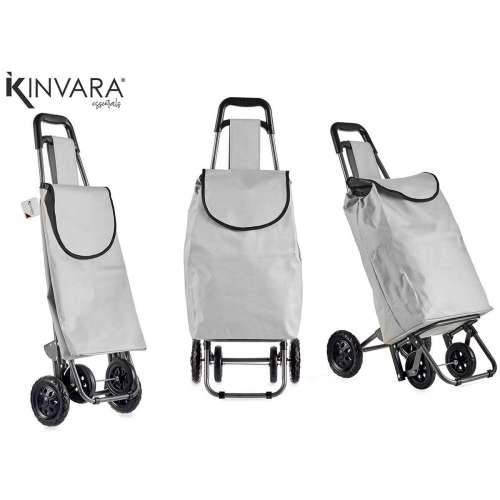 Kolica za kupovinu Kinvara WR3069-1 Crna Siva 30 L 22 x 98 x 38 cm (6 kom.) Cijena