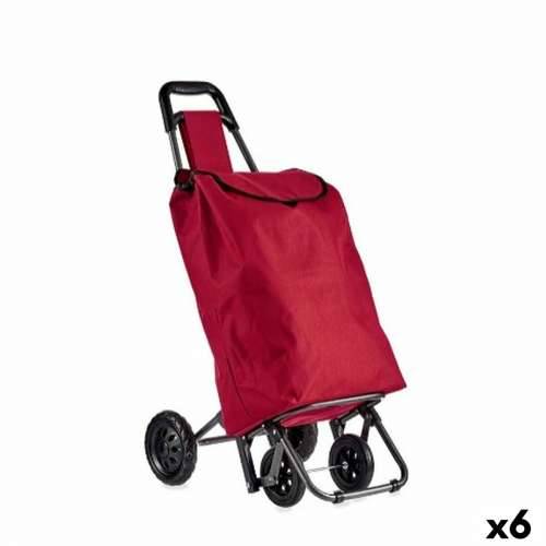Kolica za kupovinu Kinvara WR3069-2 Crna Crvena 22 x 98 x 38 cm (6 kom.) Cijena