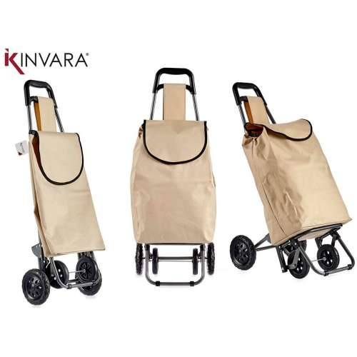 Kolica za kupovinu Kinvara WR3069-3 Crna Bež 30 L 22 x 98 x 38 cm (6 kom.) Cijena