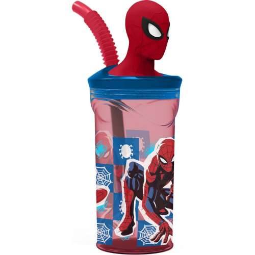 Čašu sa Slamkom Spider-Man CZ11338 3D Cijena