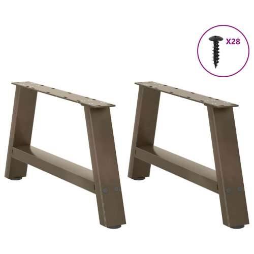 Noge za klub stolić A-oblika 2 kom 70 x (30-31) cm čelik - Prirodna 70 x (30-31) cm 2 1 Cijena