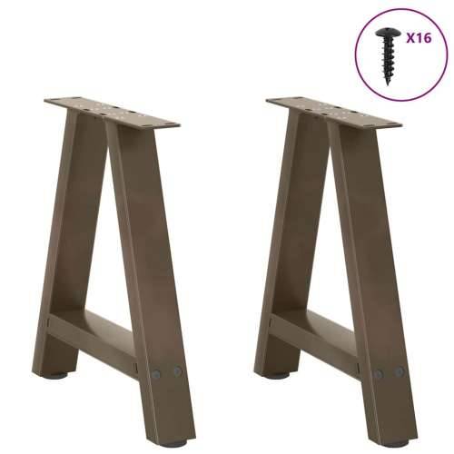 Noge za klub stolić A-oblika 2 kom 38 x (42-43) cm čelik - Prirodna 38 x (42-43) cm 2 1 Cijena