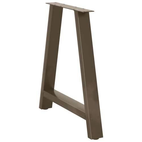 Noge za blagovaonski stol A-oblika 2 kom 80 x (72-73) cm Čelik - Prirodna 80 x (72-73) cm 1 Cijena