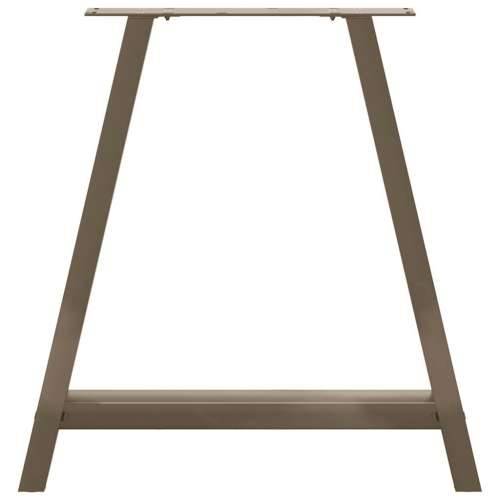 Noge za blagovaonski stol A-oblika 2 kom 80 x (72-73) cm Čelik - Prirodna 80 x (72-73) cm 1 Cijena