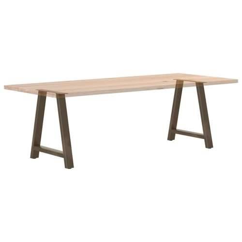 Noge za blagovaonski stol A-oblika 2 kom 80 x (72-73) cm Čelik - Prirodna 80 x (72-73) cm 1 Cijena