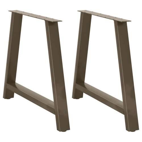 Noge za blagovaonski stol A-oblika 2 kom 100 x (72-73) cm Čelik - Prirodna 100 x (72-73) cm 1 Cijena
