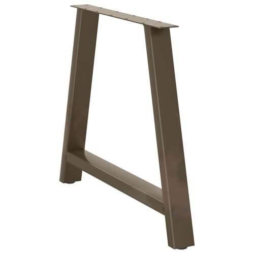 Noge za blagovaonski stol A-oblika 2 kom 100 x (72-73) cm Čelik - Prirodna 100 x (72-73) cm 1 Cijena