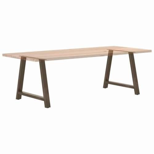 Noge za blagovaonski stol A-oblika 2 kom 100 x (72-73) cm Čelik - Prirodna 100 x (72-73) cm 1 Cijena