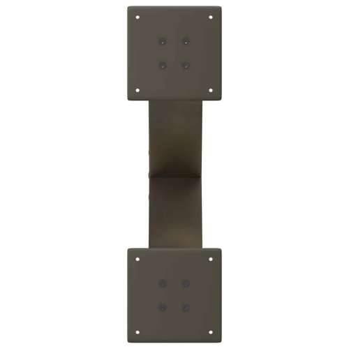 Noge za klub stolić u obliku slova X, 2 kom, prirodni čelik, 60 x (30-31) cm, čelik - Prirodna 60 x (30-31) cm (80 mm) 2 1 Cijena
