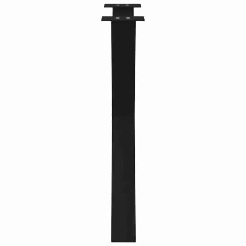 Noge za blagovaonski stol u obliku slova X, 3 kom, crne, 70 x (72-73) cm, čelik - Crna 70 x (72-73) cm (80 mm) 3 1 Cijena