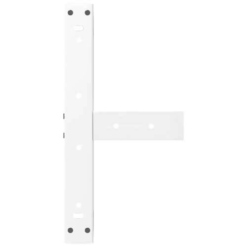 Noge za klub stolić T-oblika 2 kom Bijele 50x25x(30-31) cm Čelik - Bijela 50 x 25 x (30-31) cm 1 Cijena