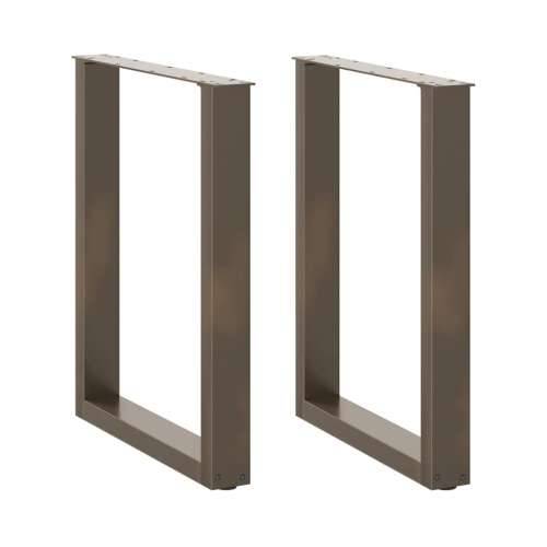 Noge za blagovaonski stol U-oblik 2 kom Prirodni čelik 70 x (72-73) cm Čelik - Prirodna 70 x (72-73) cm 2 1 Cijena