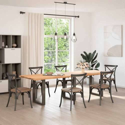 Noge za blagovaonski stol U-oblik 3 kom Prirodni čelik 70 x (72-73) cm Čelik - Prirodna 70 x (72-73) cm 3 1 Cijena
