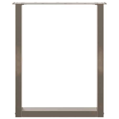 Noge za blagovaonski stol U-oblik 3 kom Prirodni čelik 70 x (72-73) cm Čelik - Prirodna 70 x (72-73) cm 3 1 Cijena