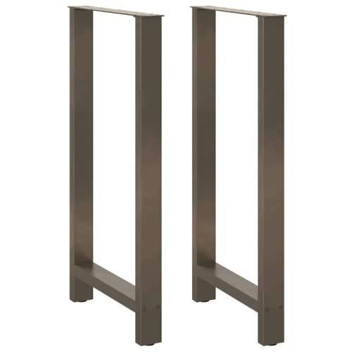 Noge za barski stol Prirodni čelik 2 kom 60 x (110-111) cm Čelik - Prirodna 60 x (110-111) cm 2 1 Cijena