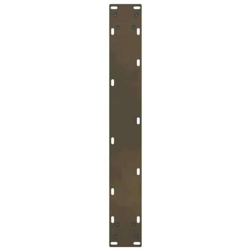 Noge za barski stol Prirodni čelik 2 kom 60 x (110-111) cm Čelik - Prirodna 60 x (110-111) cm 2 1 Cijena