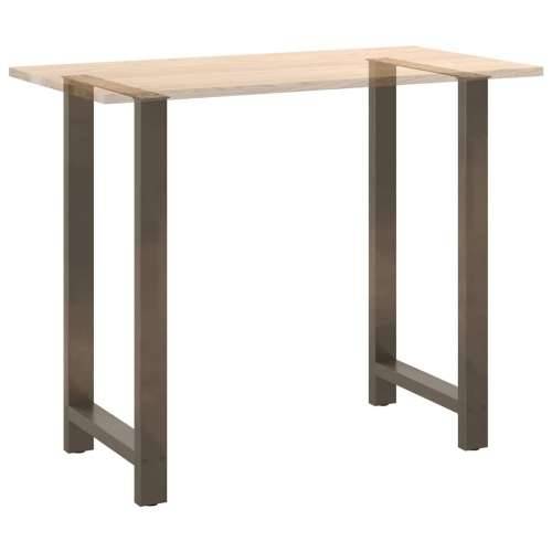Noge za barski stol Prirodni čelik 2 kom 60 x (110-111) cm Čelik - Prirodna 60 x (110-111) cm 2 1 Cijena