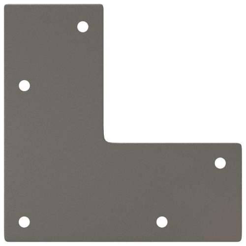Noge s ukosnicama za stolić za kavu 4 kom. Prirodni čelik 10 cm Puni čelik - Prirodna 10 cm 1 2 rods Cijena