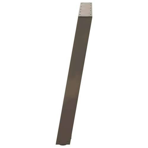 Noge za blagovaonski stol U-oblik 2 kom Prirodni čelik 70 x (72-73) cm Čelik - Prirodna 70 x (72-73) cm 1 Cijena