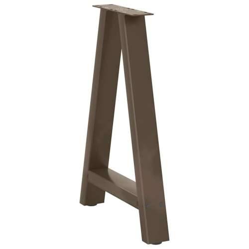 Noge za blagovaonski stol A-oblika 2 kom 50 x (72-73) cm Čelik - Prirodna 50 x (72-73) cm 1 Cijena